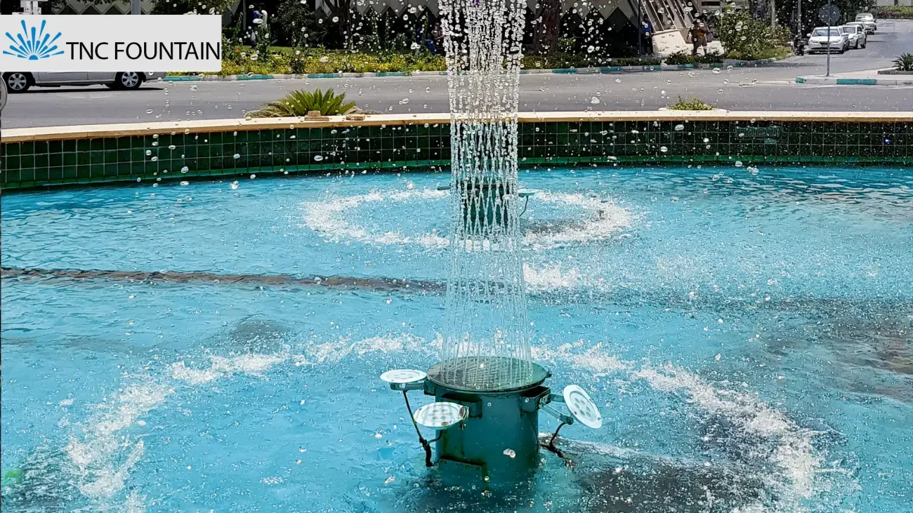 crown nozzle fountain