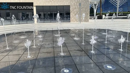 Dry Deck Fountain