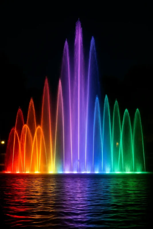 dancing fountain