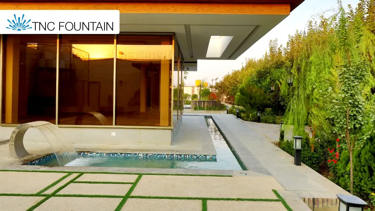 1 Stainless Steel Curtain pool water features