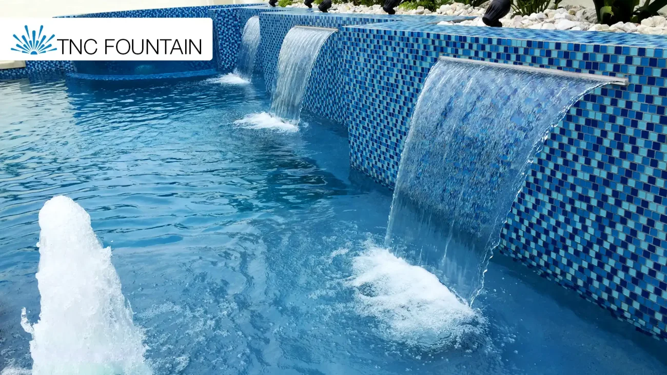 2 Outdoor Shooter Waterfall Fountain