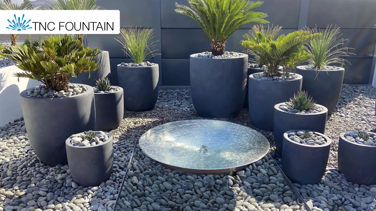 3 Outdoor Dish Water Feature