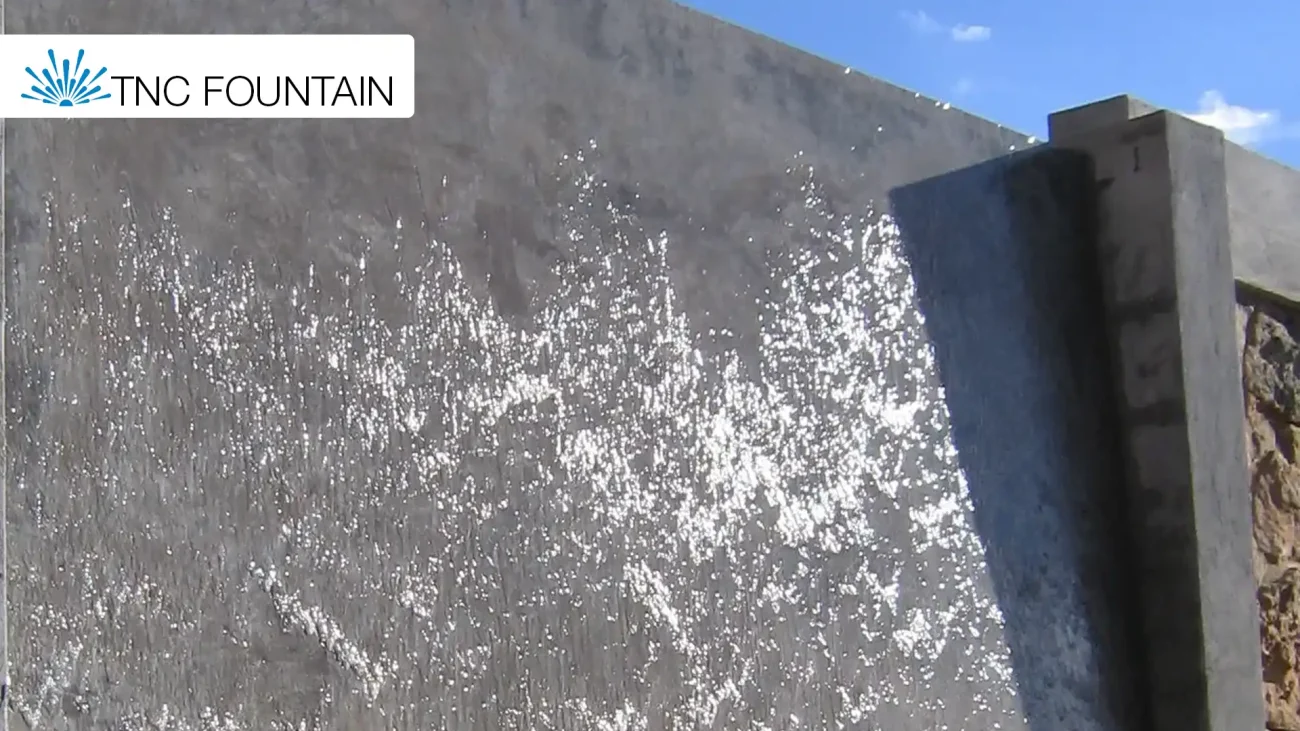 3 wall waterfall fountain