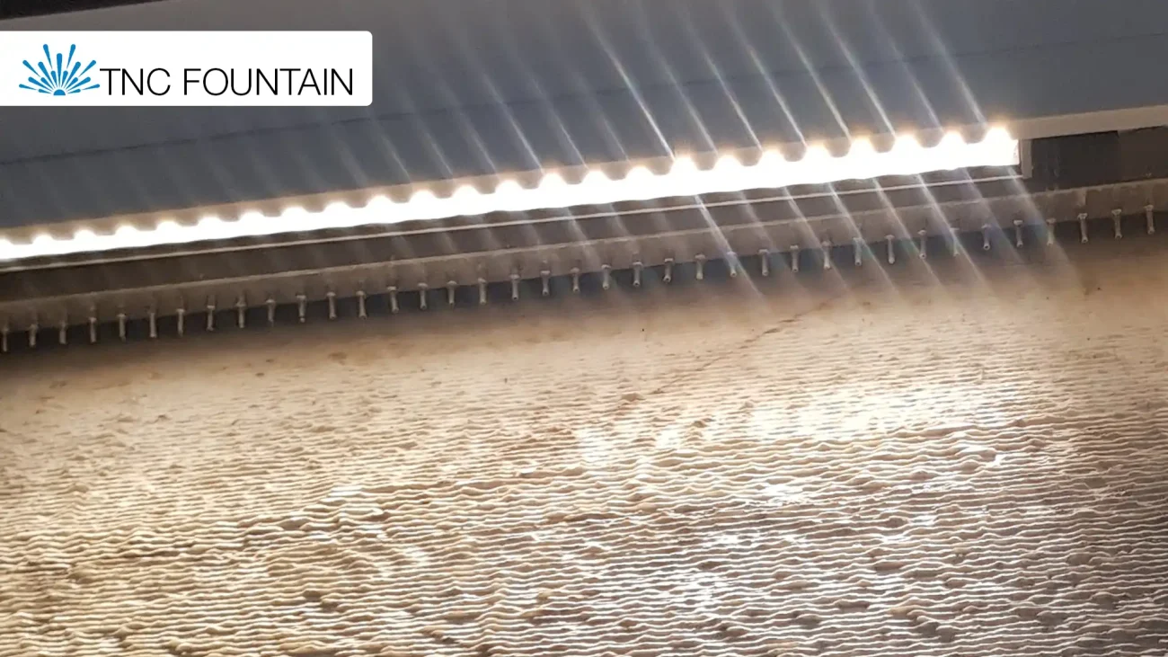 5 wall waterfall fountain