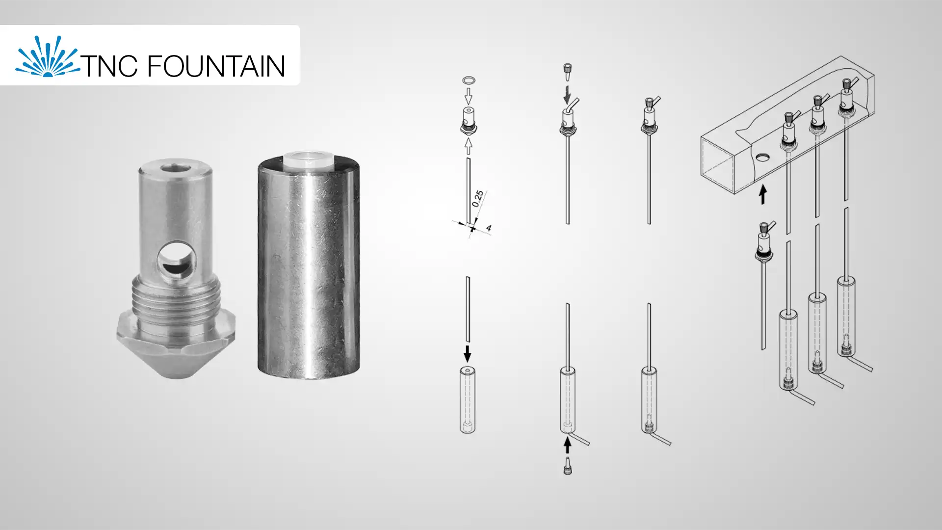 Indoor Modern Mylar Fountain