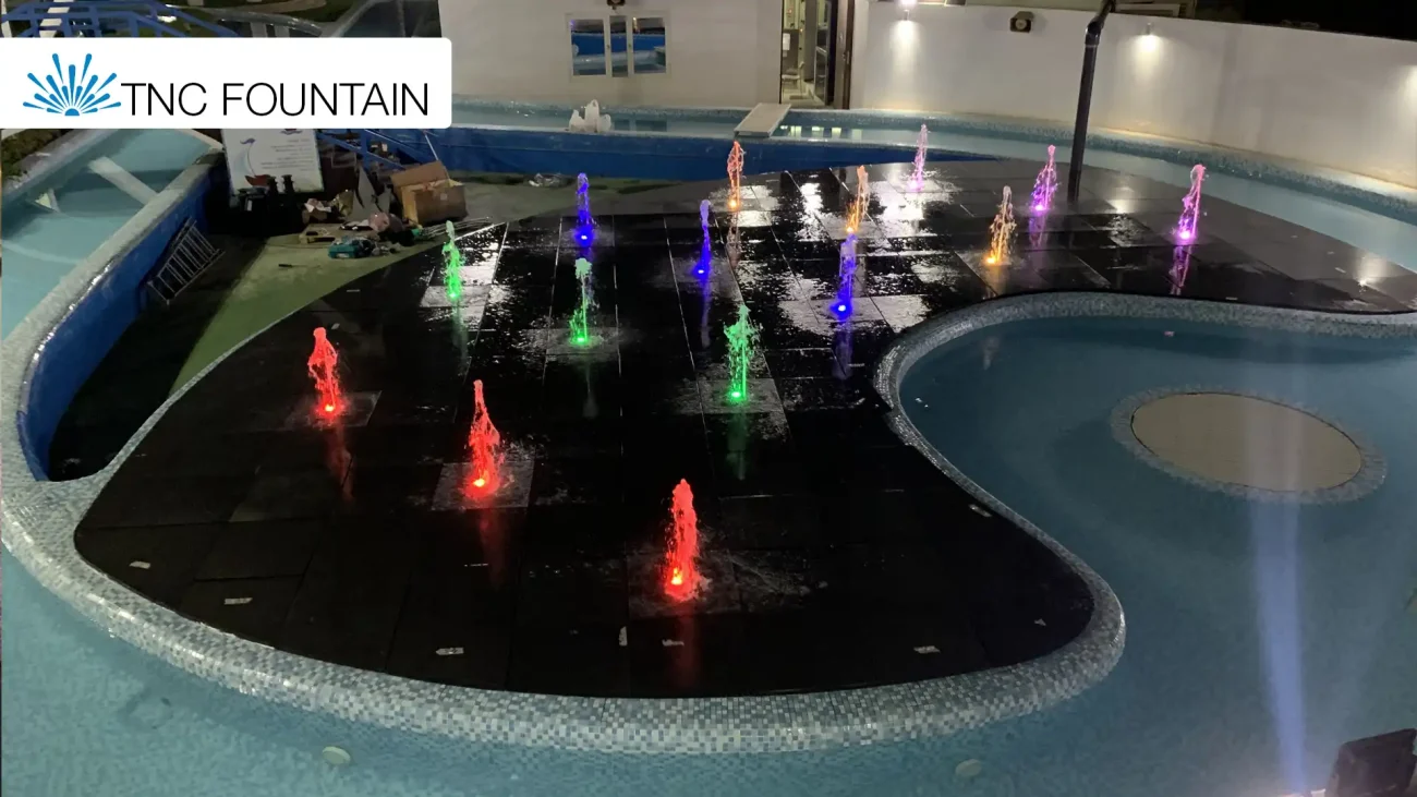 1 Dry Deck Fountain project Murjan Splash Park