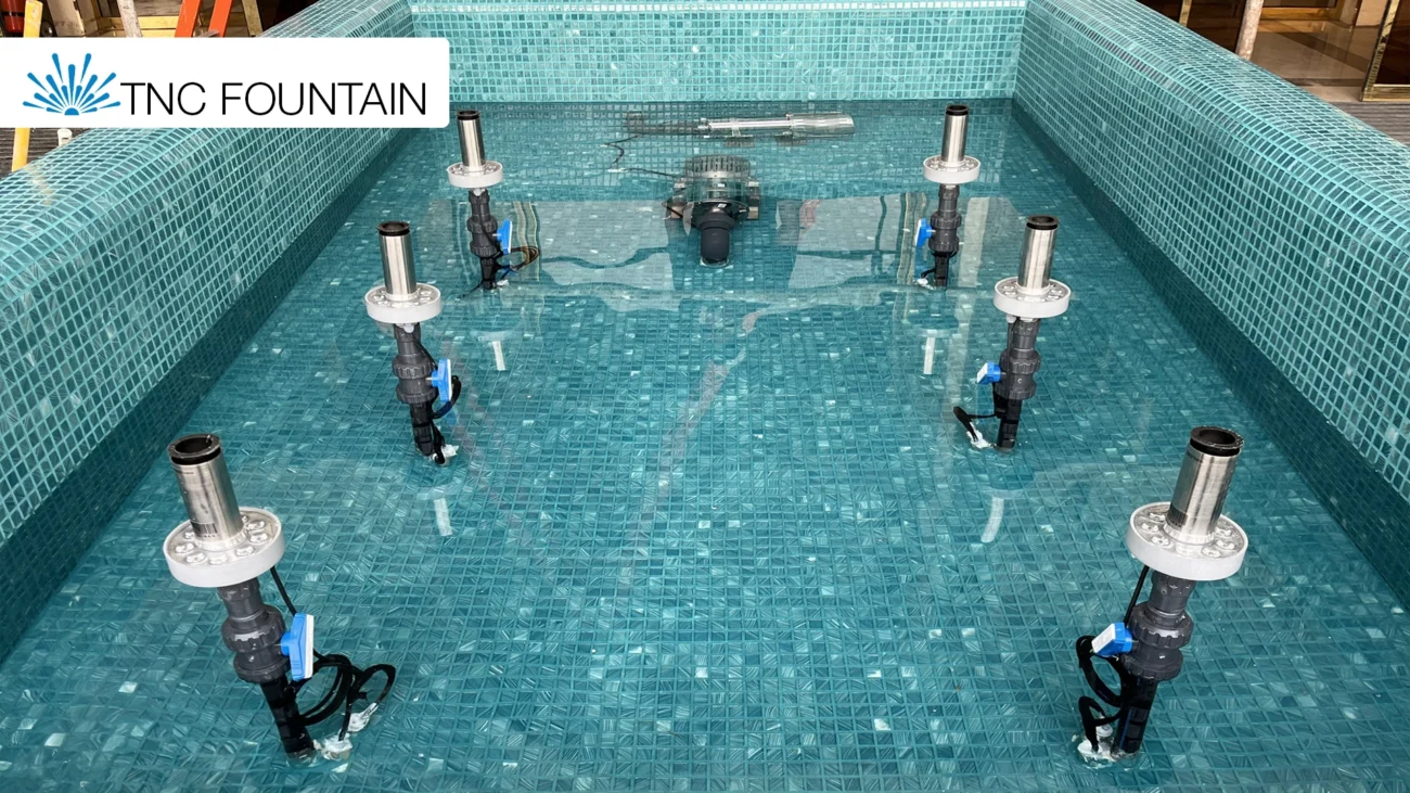 1 tower entrance fountain Project