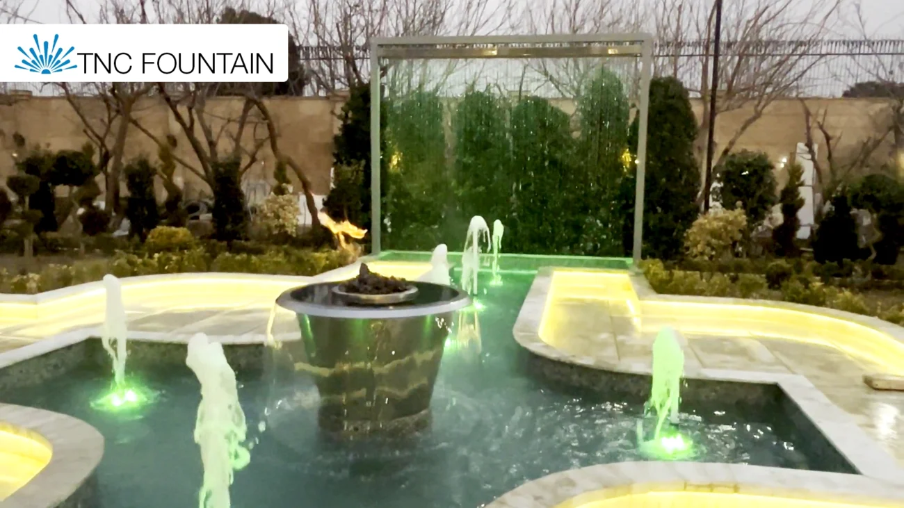 2 villa Outdoor Fountains Project