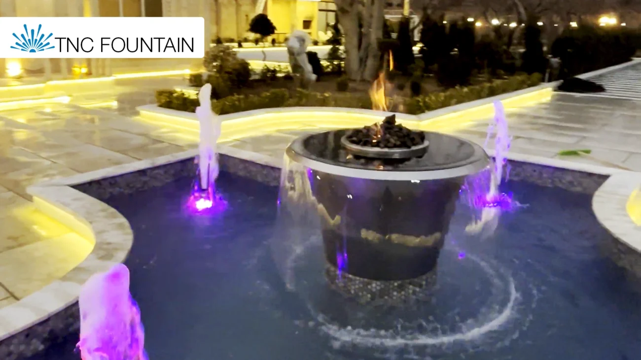 4 villa Outdoor Fountains Project