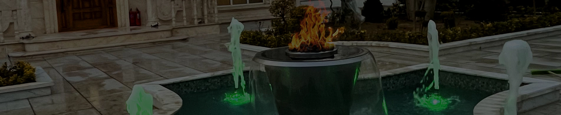 5 villa Outdoor Fountains Project