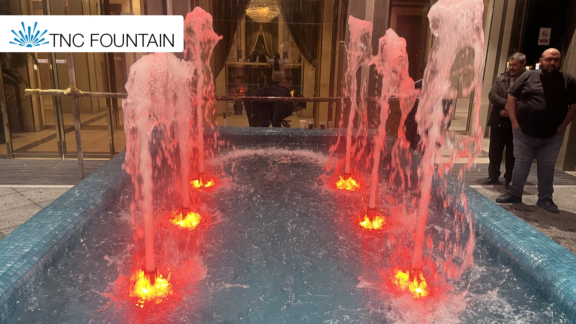 6 tower entrance fountain Project